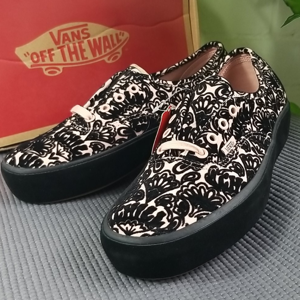 💥SOLD💥VANS SIDEWALL AUTHENTIC PLATFORM Womans 10 - Picture 1 of 11